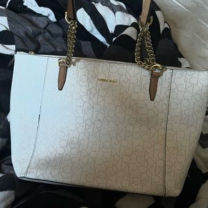 White Calvin Klein Bag